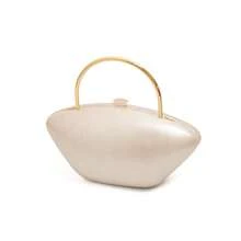 2025 Summer New Acrylic Evening Clutch, Unique Design Metal Chain Shoulder Bag With Magnetic Clasp