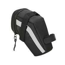 B-bolsa para SILLÍN de bicicleta, 1L, almacenamiento pequeño, asiento de ciclismo negro, bolsa trasera, Kit de accesorios, herramienta, accesorios reflectantes para ciclismo Q95X - Negro - Ver 6