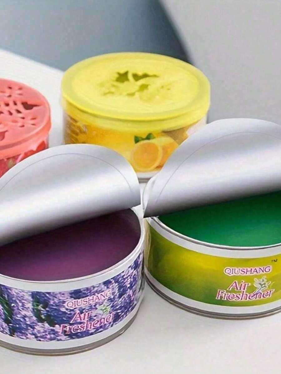 1/4/5件空气清新剂香薰，空气清新剂固体香薰，厕所除臭剂，卧室厕所持久固体香薰膏，家居/房间装饰/汽车/桌面装饰，香薰礼品空气清新剂空气清新剂 - 紅色 - 查看 1