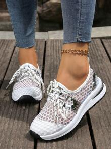 Women's Breathable Mesh Casual Sports Running Sneakers