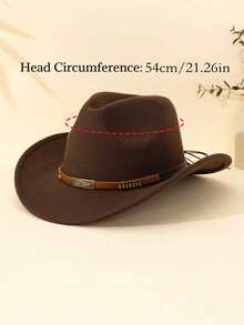 1 Stück Unisex & Kinder schwarzer Filzhut aus Segeltuchmaterial mit Anker Dekor, westlicher Stil Sonnenhut, geeignet für tägliche Outfits, Partys, Outdoor-Aktivitäten, ganzjährig