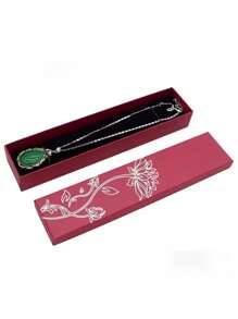 3pcs Cardboard Jewelry Necklace Gift Boxes, Lotus Flower Jewelry Storage Boxes, Suitable For Jewelry Packaging And Storage, Suitable For Holiday Gifts, Valentine's Day, Friends, Retro Necklaces And Bracelets Packaging, Suitable For Valentine's Day, Christmas, Chinese New Year, Jewelry Box Summer For Women Storage Organizer Gift Wedding