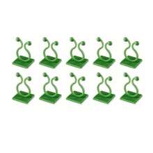 30pcs, Plant Wall Fixture Clips For Climbing Plants Invisible Vine Traction Support Holder With 36Pieces Adhesive Stickers Fixing For Indoor Outdoor Garden Decorations (Green Leaf) - Dark Green - View 14