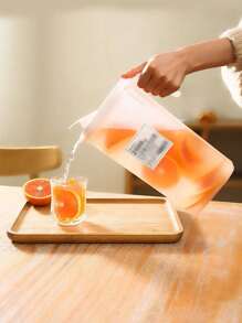 1 Piece 3.5L Cold Water Kettle, Large Capacity Modern Simple Design Cold Water Bucket With Faucet, Can Hold Lemonade, Juice, Can Be Put In The Refrigerator, Suitable For Summer, Home Life, Party, Wedding, Holiday Gift