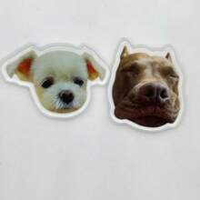 カスタムフェイス電話グリップホルダー、ペット犬猫電話スタンド、ベビーフェイス、カスタム電話グリップ、電話ホルダー、iPhone - マルチカラー - チェックする 10