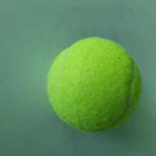 1/3/6 Pcs Of Bright Yellow-Green Tennis Balls With White Stripes, Sport Equipment With Suede Texture, Professional Training Use, Durable Design