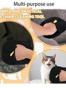 1/2 Pares de guantes anti-pérdida, guantes de limpieza para mascotas, eliminan el pelo de mascotas de sofás, ropa, sábanas, guantes anti-estáticos para deshedrado, suministros de limpieza del hogar, guantes, gatos, accesorios de limpieza de mascotas, suministros de limpieza