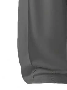 Pantalones casuales anchos con cintura con cordón para hombre