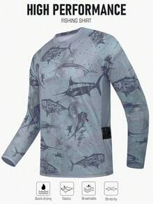 Fishing Shirts Long Sleeve Fishing Clothing Man Outdoor Summer Moisture Wicking Jersey Uv Protection Apparel TwoSide Pockets