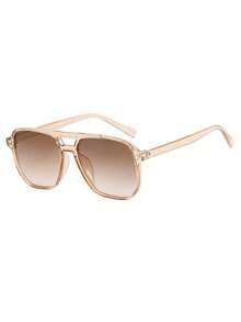 5 Stücke Damen quadratische Mehrfarbige Stud Dekor Kombination Mode Brillen geeignet für Outdoor-Aktivitäten (ohne Brillentuch), Strandaccessoires Sonnenbrillen für Sommerurlaub am Strand, Outdoor, Reisen - Verschiedenfarbig - Übersicht 9