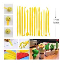 30pcs Pottery Tools Set, Includes Polymer Clay Sculpting Knives, Cutting Tools, Wooden Modeling Tools, DIY Craft Accessories - Clay Tools - View 4