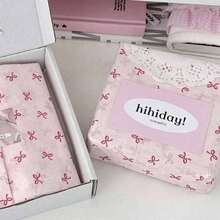 10/20 张粉色蝴蝶结薄纸，可爱蝴蝶结印花礼品包装纸薄纸装饰艺术纸，适用于母亲节礼物包装生日婚礼派对 DIY 工艺品 20*14 英寸 - 彩色 - 查看 6