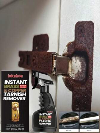 120 ml mässingsmetallrostborttagare, multifunktionell bilhjulsnav för polering och återställande, kran och rostborttagare av rostfritt stål