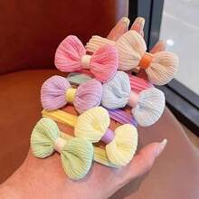6pcs/12pcs Bohemian Style Fabric Headbands With Floral & Bowknot Details, Multicolor Cute Casual Headwear For Women - Perfect For Gifts And Photography Props (No Card Included)