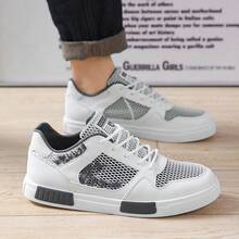 Men's Casual Shoes, Breathable, Anti-Slip, Wear-Resistant, Practical Multifunctional Design - white ash - View 4