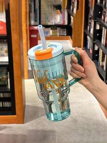 The New Summer Giant Water Cup Features A High Level Of Appearance, Is Simple And Fresh, And Has A Large Capacity. It Is Portable And Comes With A 1PC Tea Water Separator - Multicolor - View 11