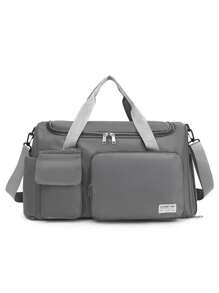 Sportowa torba na siłownię dla kobiet i mężczyzn, torba na ramię typu crossbody, z przegródką na buty i kieszeniami na rzeczy suche i mokre, trening fitness, joga, pilates, pływanie, plaża, bagaż, torba podróżna, torby damskie
