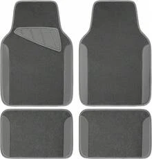 Waterproof Universal Fit Car Floor Mats, Car Mats Fit SUV,,Sedans, Trucks,Set Of 4pcs Car Carpet With Driver Heel Pad (All Gray) - Pink - View 15