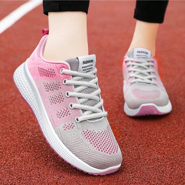 أحذية رياضية نسائية مريحة وخفيفة التنفس، طراز جديد أحذية رياضية رخيصة الجملة للصيف