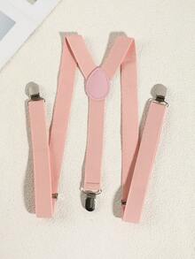 1pc Men's Fashionable Solid Color Elastic Y-Back Suspenders, Suitable For Casual, School, And Suit Wear Halloween Accessories, Halloween Costumes Autumn-Winter Accessories Halloween Costume,Suitable For Teens, Youth,Men,Casual, Outdoor, Athletic, Vacation, Graduation Gifts, Birthday, Daily Wear