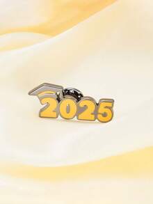 1pc 2025 Doctoral Graduation Cap Brooch, Student Achievement Perfect Score Memorial Gift - 2025 Doctoral Hat - View 7