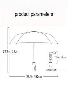 Paraguas compacto y plegable para jóvenes con protección UPF50+: Estructura de 5 varillas, apertura manual, tela de impacto 210T, mango de plástico, armazón de hierro. Paraguas mini portátil y de moda para protección solar, en múltiples colores, regalo para el Día de la Madre.