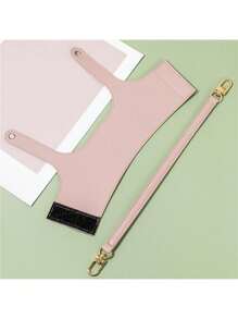 Funda portátil para taza, funda para transportar la taza con la mano, cubierta protectora aislante de material de PU