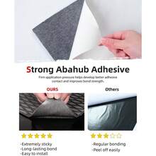 Alfombra de espuma EVA Abahub de 96"x 23.5"/ 38"/ 47" para embarcaciones, almohadilla de tracción antideslizante autoadhesiva y recortable para tablas de surf, kayaks y tablas de pie - Gris Oscuro - Ver 2