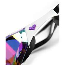 2025 Hottt New Arrivals:ARENA Unisex Cobra Edge Swipe Anti-Fog Racing Swim Goggl For Men And Women Polycarbonate MirrorNon-Mirror LensViolet-White-Black MirrorMirror - Bildfarbe - View 6