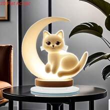 1 Stück 2D Acryl Katzen Figur, nicht elektrische Heim-/Bürodekoration, charmante Acryl Katzen Tischaufstellung, geeignet für Schlafzimmer, Büro, Wohnzimmer, perfektes Geschenk für Freunde
