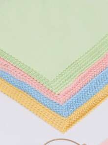 8/30/50/100pcs Glasses Cleaner,Glasses Cleaning Cloth,Eyeglass Cleaning Cloth,Microfiber Cleaning Cloth,Lens Eyeglass Cleaner Wipes,Reusable,Special Cleaning Cloth For Computer And Mobile Phone Screens, Glasses Accessories For Women - Multicolor - View 6