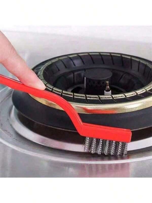 1pc/3pcs Gas Stove Cleaning Brush, Wire Brush, Kitchen Cleaning Brush, Oil Cleaning Brush, Rust Removal Brush, Electric Brush, Cleaning Supplies, Wire Pot Brush, Multi-Function Cleaning Brush, Random Colors,Kitchen,Bathroom,Home,Household Suppliers