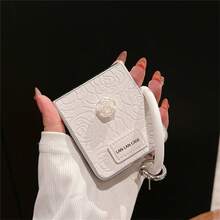 Luxury Classic Camellia Phone Case With Ring Bracelet Compatible With Samsung Galaxy Z Flip 5 6 Z Flip6 ZFlip 5 Zflip6 Zflip7 Shockproof Back Cover Waterproof Anti-Fall Scratch Resistant