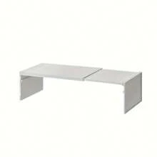 Expandable Kitchen Organizer, Space-Saving Cabinet Divider With Adjustable Shelves, Plastic, Electricity-Free Operation, For Spices, Pots, And Bowls.Multi-Tier Adjustable Shelf For Cabinets & Countertops, Plastic Storage Rack For Dishes, Bowls, Pots, Spices, No Tools Required, Ideal For Kitchen Organization - Multicolor - View 11