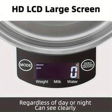 1pc Professional Unit Switching Kitchen Scale,5KG High-Definition Screen Baking Scale,Various Units Switching G/Kg/Oz/Etc, Tea Weighing, Food Weighing, Kitchen Tools (No Complimentary Batteries)Pesa Digital,Food Scale,Balanza Digital