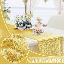 Square Sequin Table Runner, Suitable For All Kinds Of Party Decorations