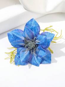 1 件度假风格仿花发夹，适合旅行装扮爪夹发夹发夹 - 彩色 - 查看 8