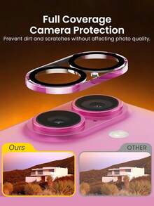 Protector de pantalla + Protector de lente de cámara, compatible con Apple 16, 16plus, 16 Pro Max, 16 Pro Vidrio templado de cobertura total súper protección, claridad HD, fácil de instalar, duradero y sin burbujas. Regalo para cumpleaños, familia, amigos. Protector de pantalla de teléfono, accesorios de teléfono a prueba de agua, a prueba de golpes, anti-caída, anti-arañazos, anti-huellas dactilares - transparente - Ver 6