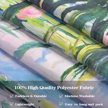 Forest Tapestry Nature Wall Tapestry For Bedroom Green Tree Tapestries Wall Tapestries For Living Room Bedroom Green Forest Home Decoration For Bedroom,Living Room,Dorm - 睡蓮 - 查看 6