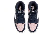 Air Jordan 1 Retro High OG SE 'Bubble Gum' Pink Atmosphere White Laser-Pink Obsidian Sneakers Women DD9335-641 - 彩色 - 查看 5