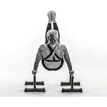 Fitn Parallettes For Gymnastics Calisthenics Bodyweight For Home Gym And Commercial Use - Black - View 2