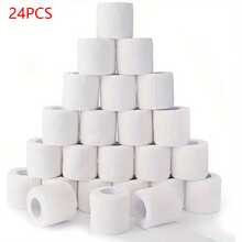 24pcs Soccer Sports Bandages Breathable Self-Adhesive Bandage Ankle Palm Elastic Sports Tape Wrap - Multicolor - View 1