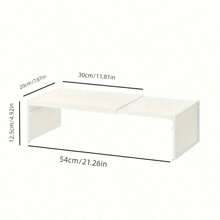 Expandable Kitchen Organizer, Space-Saving Cabinet Divider With Adjustable Shelves, Plastic, Electricity-Free Operation, For Spices, Pots, And Bowls.Multi-Tier Adjustable Shelf For Cabinets & Countertops, Plastic Storage Rack For Dishes, Bowls, Pots, Spices, No Tools Required, Ideal For Kitchen Organization - Multicolor - View 13