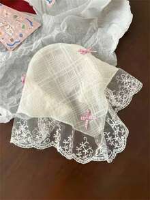 1件/2件装 女士甜美优雅蕾丝边饰布艺发箍，乡村风发饰，发带，发箍头饰 发饰 头饰