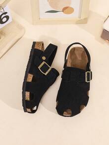 儿童透气露趾凉鞋，轻便舒适防滑凉鞋，适合室内/室外、海滩、春夏季