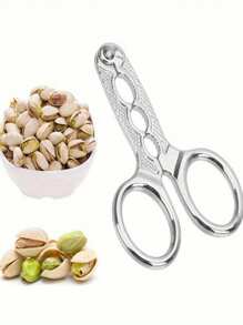 Stainless Steel Heavy Duty Nut Cracker - For Macadamia Nuts, Walnuts, Non-Slip Kitchen Tools