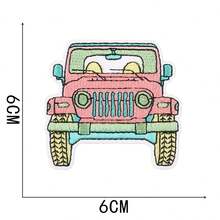 Multicolor Car Pickup Embroidery Patches Truck Driver Iron On Patches Sew DIY Clothing Accessories Cloth Stickers Suitable For Backpacks, Jeans, Jackets, T-Shirts, Hats, Dresses, Etc - Multicolor - View 12