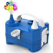 AOYI 1pc, Electric Balloon Pump, Portable Double Nozzle Electric Balloon Blower, Air Pump Balloon Inflator For Halloween Christmas Birthday New Year Wedding Party Decoration,Room Decorations - EU C Type Plug(220-240V) - View 4