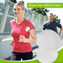 Underarm Sweat Pads, Fight Hyperhidrosis,For Men And Women Comfortable, Non Visible, Extra Adhesive, Disposable Dress Guards/Shields, Non Sweat Armpit Protection(Random Color And Style ) Summer Cooling,Beach,Travel - one-size - View 3
