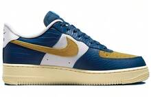 Zapatillas deportivas para hombre X Air Force 1 Low SP "Dunk Vs AF1" de color azul corte-azul blanco y oro, DM8462-400 - Multicolor - Ver 2